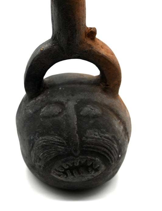 Authentic Pre-Columbian Artifact Chimu Culture Feline (Puma) design circa 1100 to 1470 CE with COA
