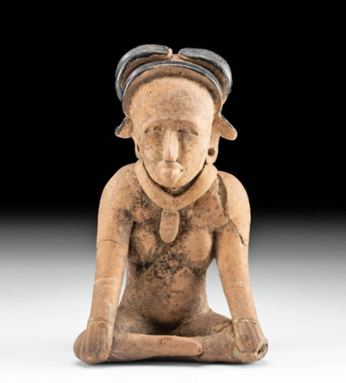 Authentic Pre-Columbian Veracruz Artifact ca. 3rd to 7th century CE Shaman or Coast Watcher with Provenance & Certificate of Authenticity