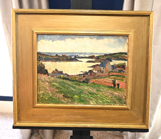 Maurice Le Scouezec (1881-1940 France) Original Impressionist Oil 17" X 21" worked w/ Picasso and Modigliani - High auction & gallery prices