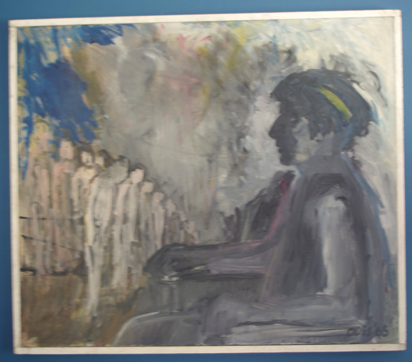Original Louise Odes Neaderland Painting -Brooklyn Museum Metropolitan Museum, MOMA Collections