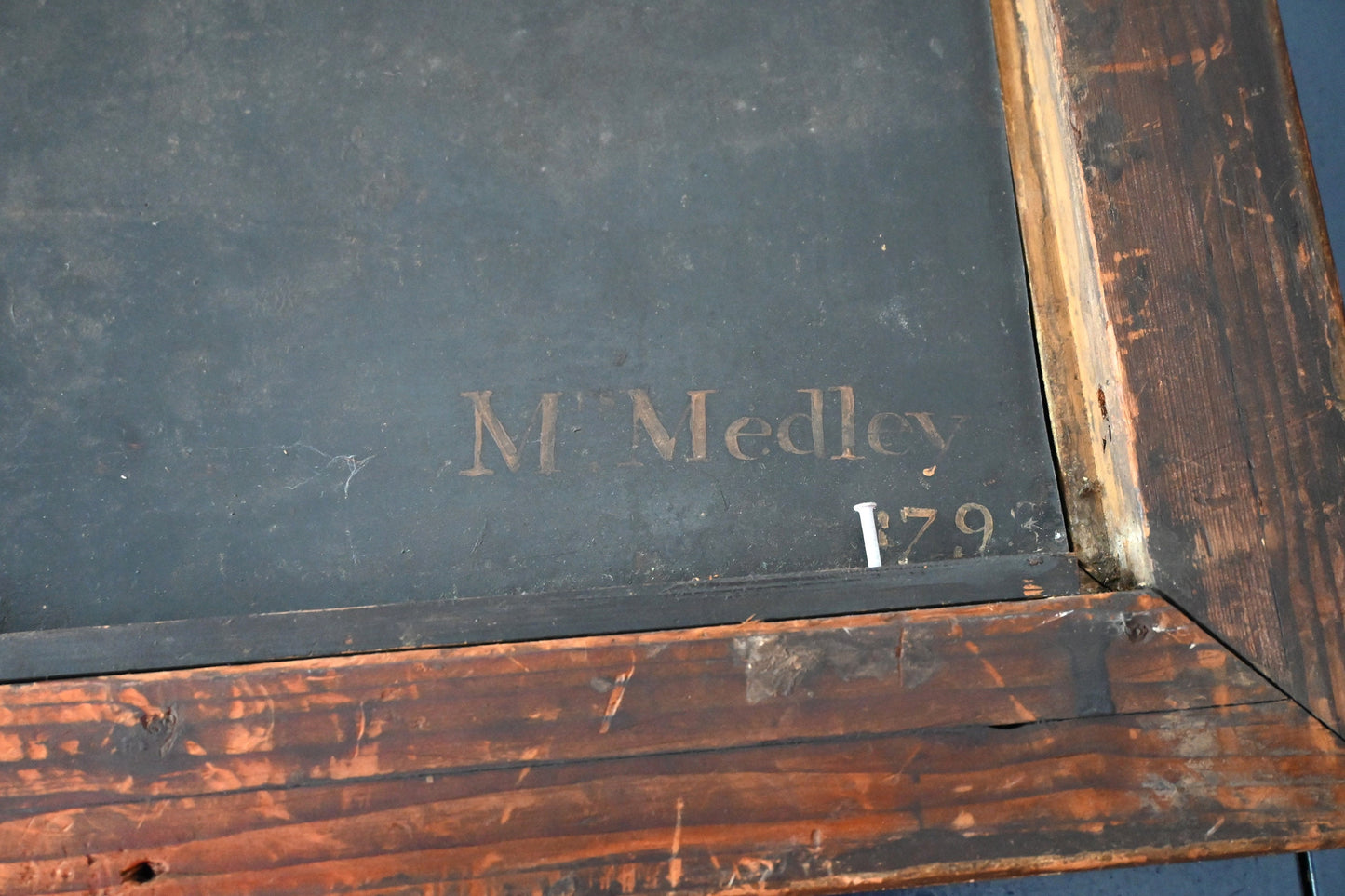 Samuel Medley (1769-1857) Original Oil on Copper that was Exhibited Royal Academy 1793! one of the founders of University College, London