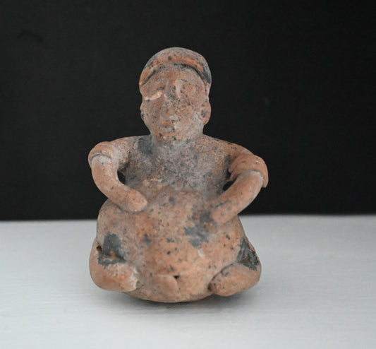 Authentic Pre-Columbian Nayarit Culture Birthing Scene Figure circa 300 BC-300 AD- with Certificate of Authenticity Pregnancy Gift
