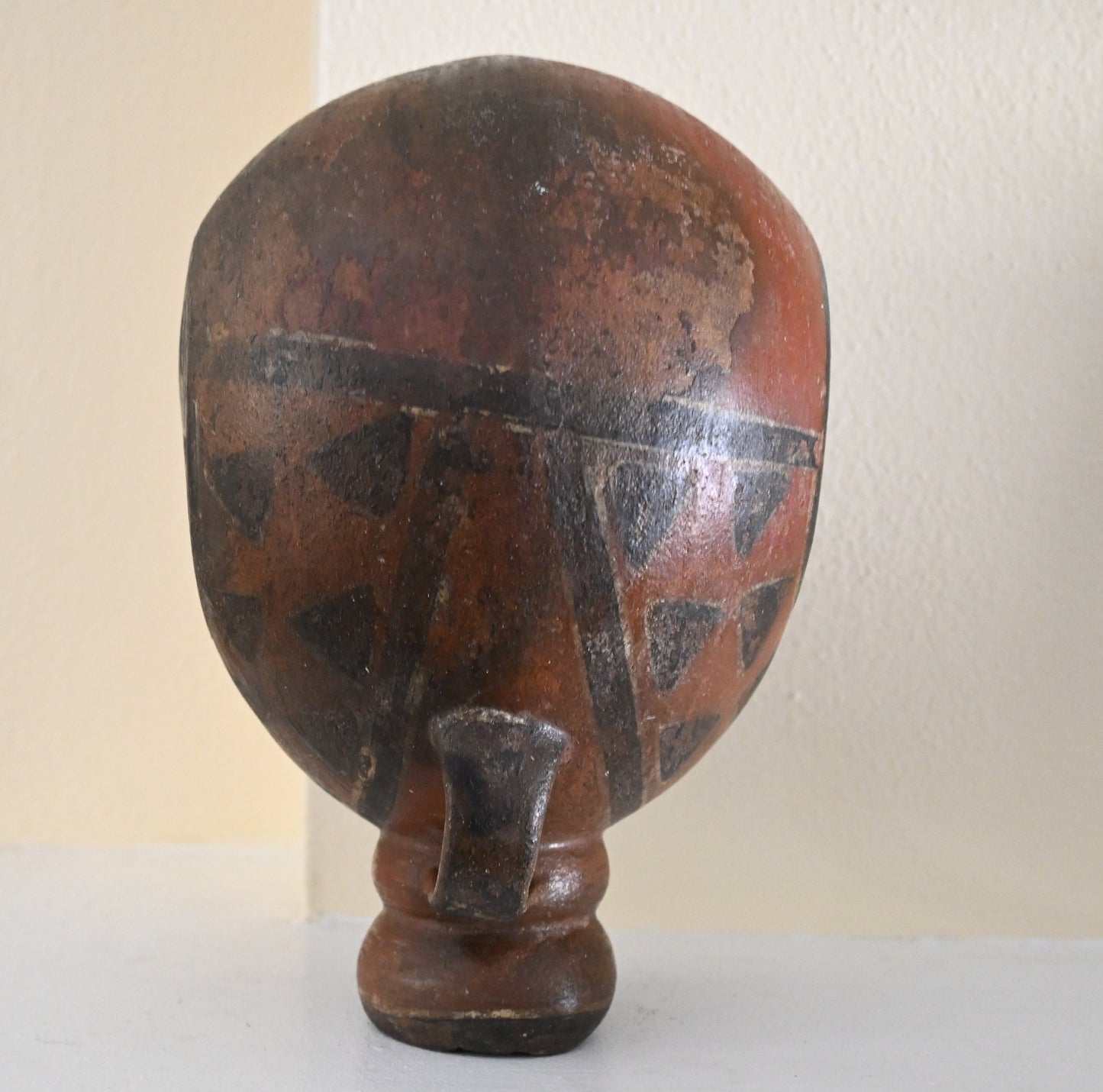 Authentic Ica Polychrome Jar w/ Handles & Geometric Vessel 800-1200 AD Genuine Artifact Ica Culture Peru