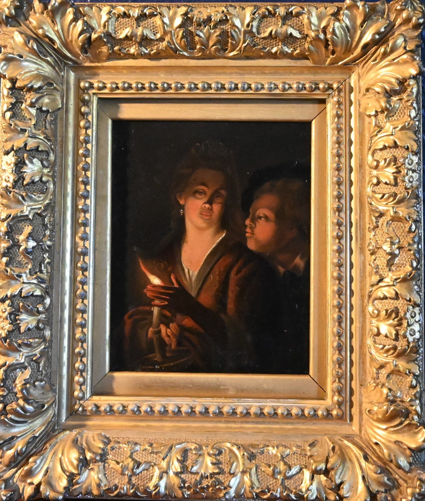 Godfried Schalcken (Dutch 1643 - 1706) Original Oil VERY High prices Sotheby's & Christies- 15" X 12 3/4" exhibited at numerous Museums