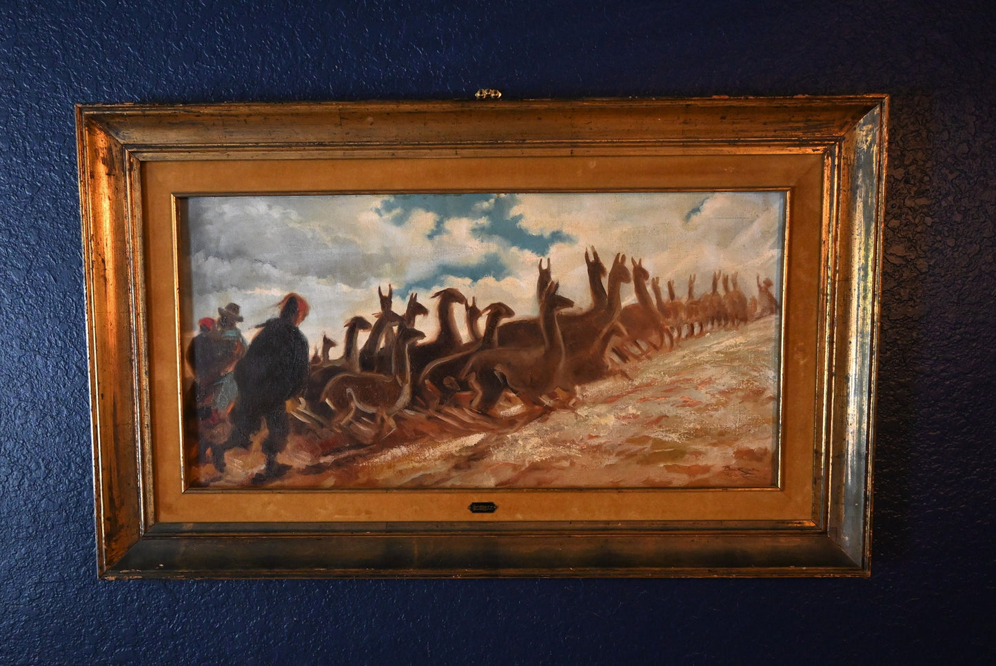 Baran Diaran (Mexico, 1940-1971) Original Oil - 24 "H x 40"W- Well listed Painter-Stunning! high auction & galley price Impressionist