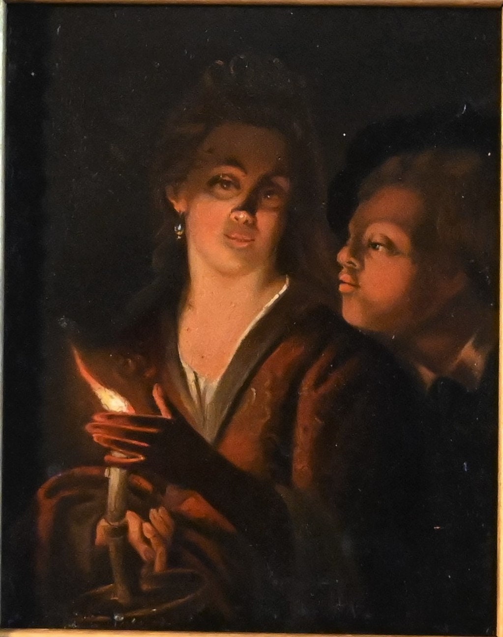 Godfried Schalcken (Dutch 1643 - 1706) Original Oil VERY High prices Sotheby's & Christies- 15" X 12 3/4" exhibited at numerous Museums