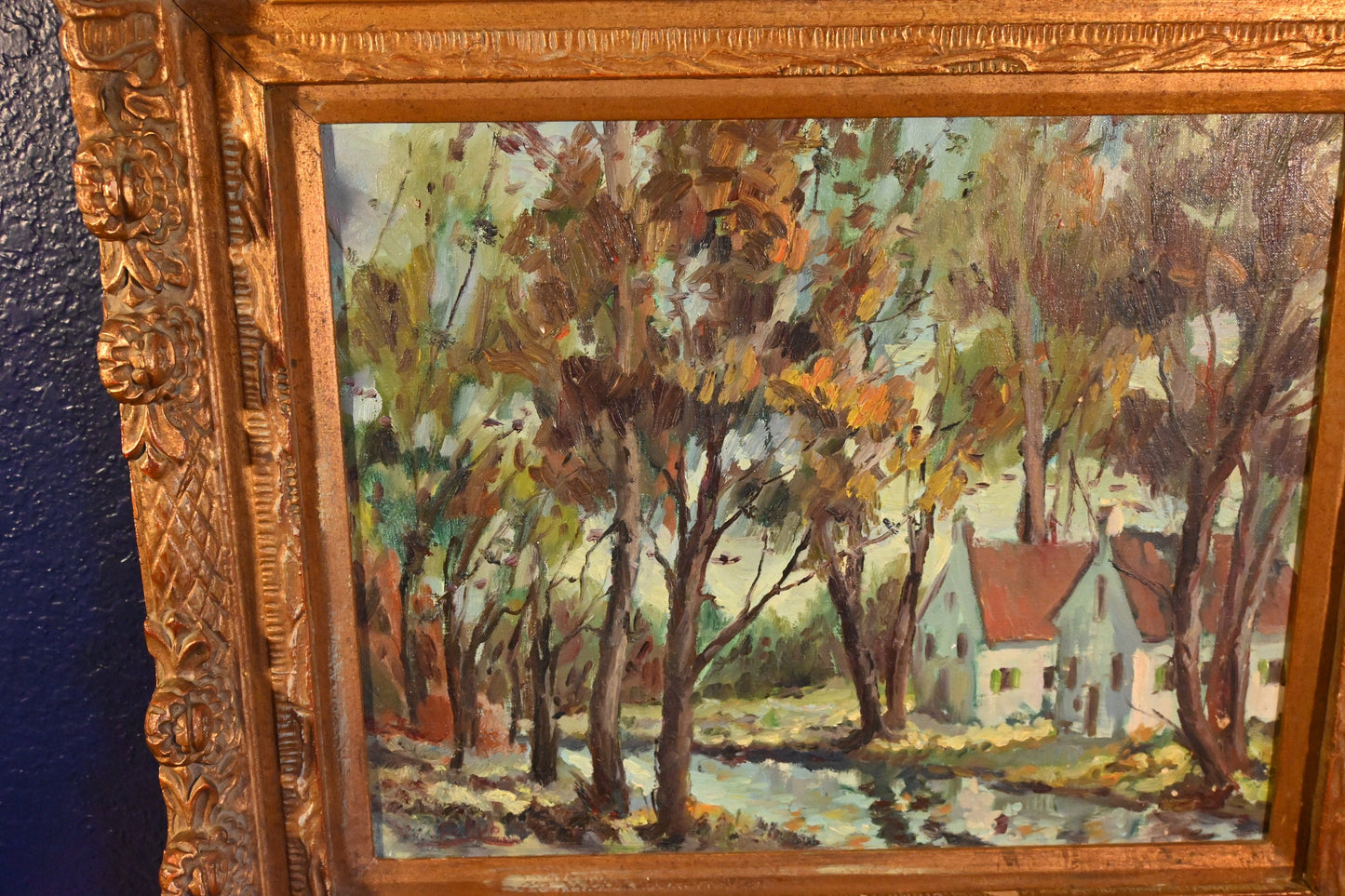 Maria del Carmen Calvo (America/Spain 1937-2019) Original Oil - 27"H x 23"W- in numerous Museums-Well listed-High auction & galley prices!!